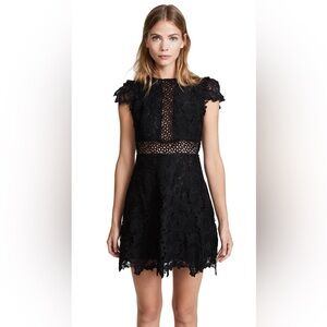 BB Dakota Calvin Scalloped Lace Dress, size 0